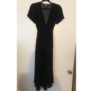 Sheer Black Reformation Dress